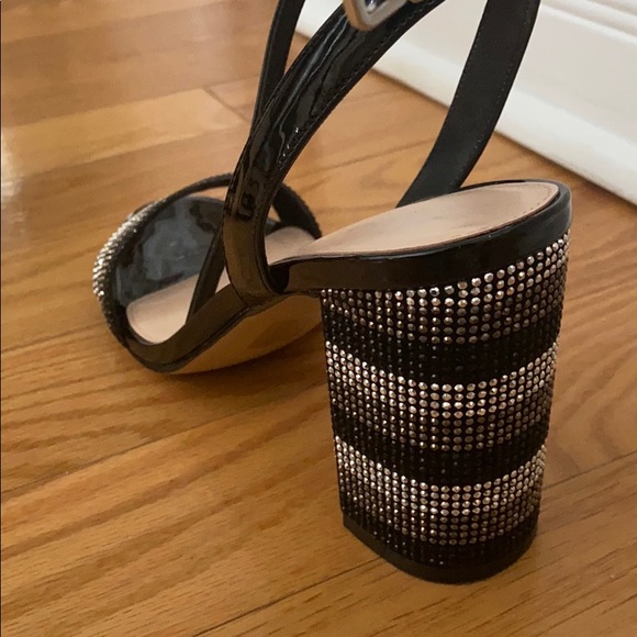 Aldo Sparkle Block Heels Size 9 - Picture 2 of 5